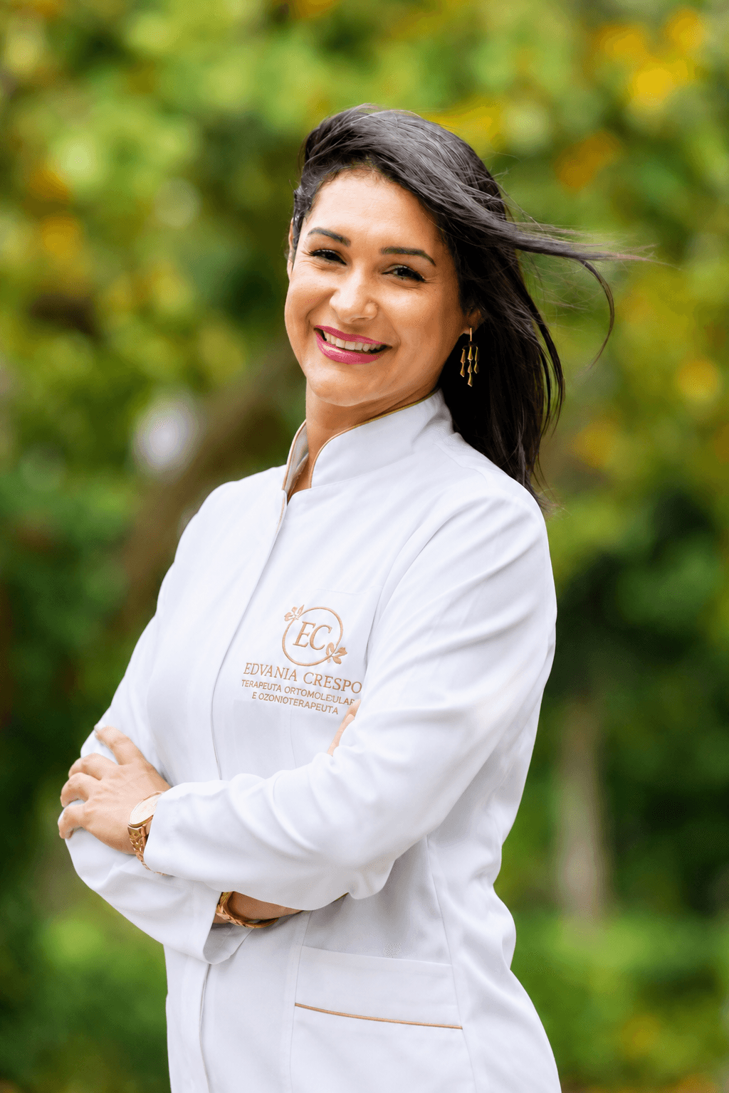 Edvania Crespo, Terapeuta Ortomolecular e Ozonioterapeuta responsável pelo Essencial Centro